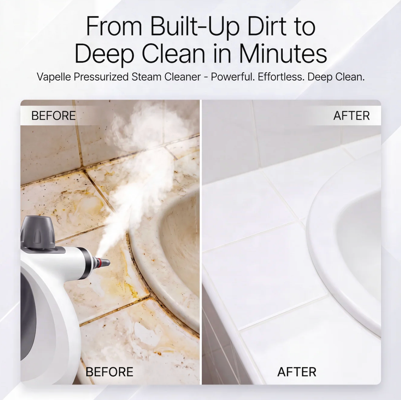 Steamly™ Pressurized Steam Cleaner